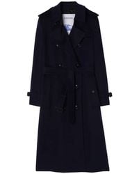 Burberry - Long Cashmere Kensington Trench Coat - Lyst