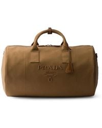 Prada - Logo-Embossed Bag - Lyst
