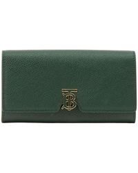 Burberry - Tb Continental Leather Wallet - Lyst