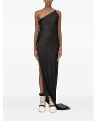 Rick Owens - Long One Shoulder Dress - Lyst