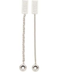 MM6 by Maison Margiela - Créoles À Numéro Signature - Lyst