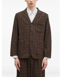 Universal Works - チェック パッチポケット ジャケット - Lyst