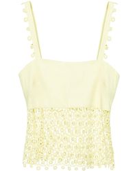 Jonathan Simkhai - Dorian Crochet Tank Top - Lyst