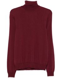 BOSS - Turtleneck Wool Sweater - Lyst
