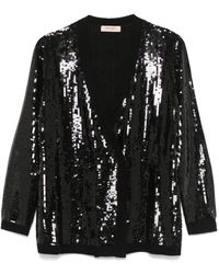 Twinset - スパンコール ダブルブレスト カーディガン - Lyst
