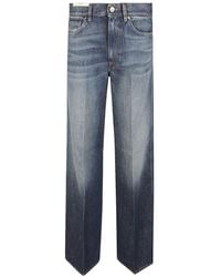 PT Torino - Faded Wide-Leg Jeans - Lyst