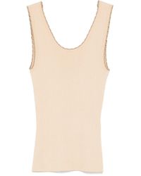 Zimmermann - Ascension Scallop Tank Top - Lyst