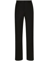 Dolce & Gabbana - Straight-Leg Wool Trousers - Lyst