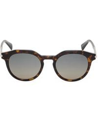 AllSaints - Van Tortoiseshell-Effect Geometric-Frame Sunglasses - Lyst