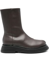 Semicouture - Leather Boots - Lyst