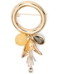 Maje - Ring-Brosche Mit Detail - Lyst