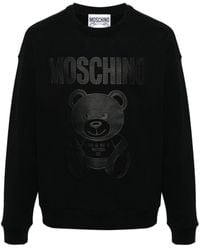 Moschino - Graphic-print Cotton Sweatshirt - Lyst