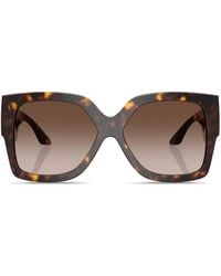 Versace - Medusa-Plaque Oversized-Frame Sunglasses - Lyst