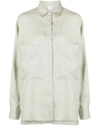 Eleventy - Camisa lisa - Lyst