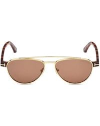 Tom Ford - Double-Bridge Pilot Sunglasses - Lyst