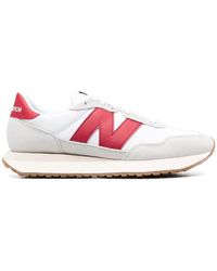 New Balance - Logo-Patch Lace-Up Sneakers - Lyst
