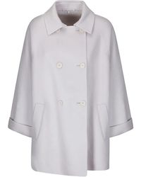 #MSM - Caban Double-Breasted Coat - Lyst