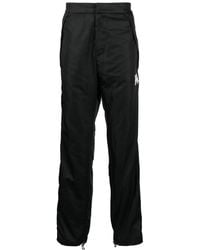 Amiri - Logo-Print Straight-Leg Trousers - Lyst