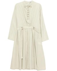 Low Classic - Drawstring Belted Dress - Lyst