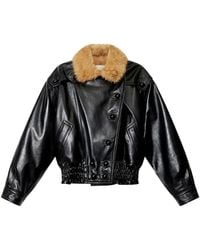 Isabel Marant - Valina Leather Coat - Lyst
