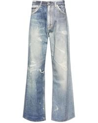 Our Legacy - Third Cut Printed Denim Jeans - Lyst