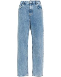 Moschino Jeans - Straight Katoenen Jeans - Lyst