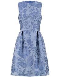 Lela Rose - Betsy Floral Fil Coupé Mini Dress - Lyst