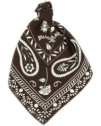 Alberto Biani - Patterned Silk Scarf - Lyst