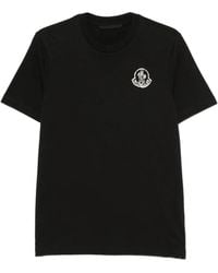 Moncler - T-Shirt À Patch Logo - Lyst