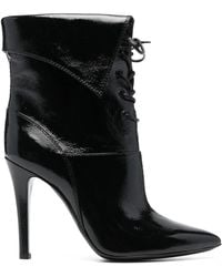 Philosophy Di Lorenzo Serafini - Pointed-Toe 110Mm Lace Boots - Lyst