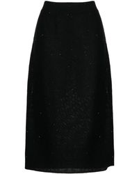 Fabiana Filippi - Knitted Midi Skirt - Lyst