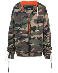Mostly Heard Rarely Seen - Camouflage Zip-up Hoodie - Lyst