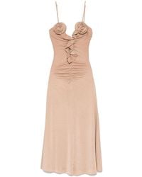 Nissa - Rhinestone-Embellished Midi Dress - Lyst