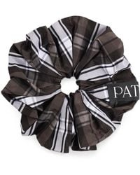Patou - Volume Check-Pattern Scrunchie - Lyst