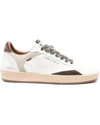 Crime London - Distressed-Effect Panelled Sneakers - Lyst