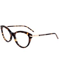 Marc Jacobs - Tortoiseshell-Effect Cat-Eye Glasses - Lyst