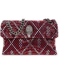 Kurt Geiger - Mini Kensington Crystal-Embellished Chain Cross Body Bag - Lyst