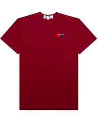 COMME DES GARÇONS PLAY - Mens T-shirt Short Sleeve Knit Clothing - Lyst