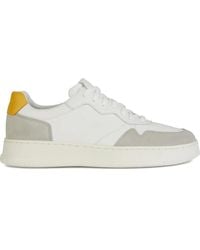 Geox - Arvier Suede Leather Panel Sneakers - Lyst