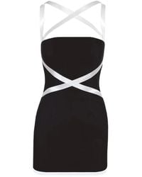 Contessa Mills - Criss-Cross Strap Mini Dress - Lyst