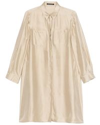 Luisa Cerano - Chest-Pocket Shirt Dress - Lyst
