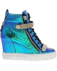Giuseppe Zanotti - Baskets Compensées Gollum Cangiante - Lyst
