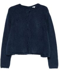 Loewe - Wool Blend Cardigan - Lyst