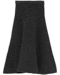 Christian Wijnants - Ribbed-Knit Flared Skirt - Lyst