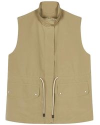 JNBY - Drawstring Cargo-Pocket Vest - Lyst