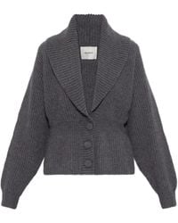 Lisa Yang - Cardigan Con Bottoni E Scollo A Scialle - Lyst