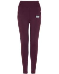 EA7 - Logo-Print Leggings - Lyst