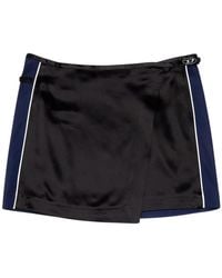 DIESEL - O-Kesselle Satin Mini Skirt - Lyst