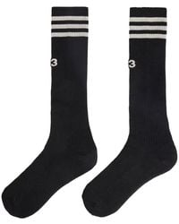Y-3 - Striped Socks - Lyst