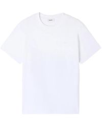 Sandro - T-Shirt With Double S Patch - Lyst